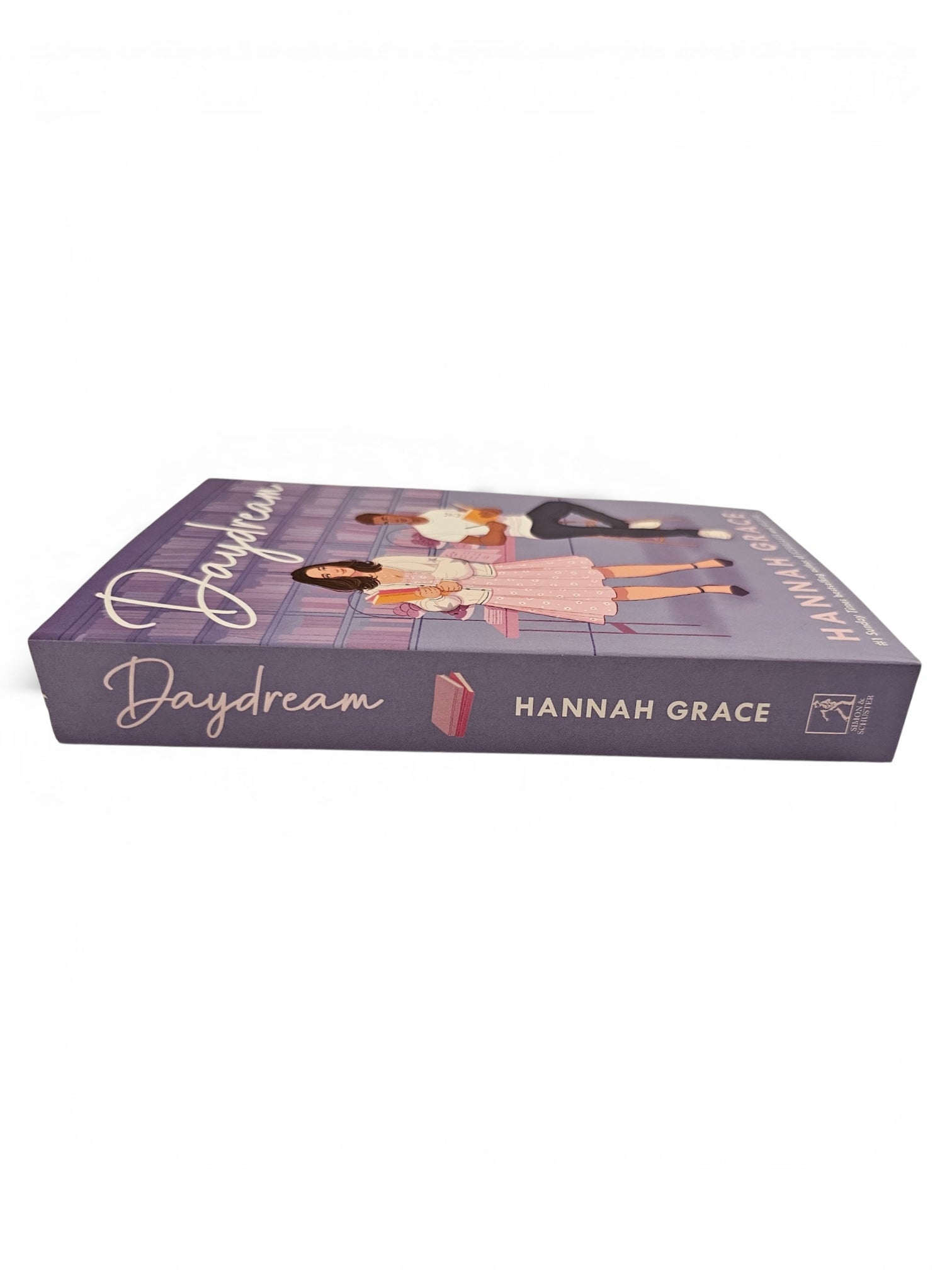 Side view of Daydream by Hannah Grace. A sports romance novel