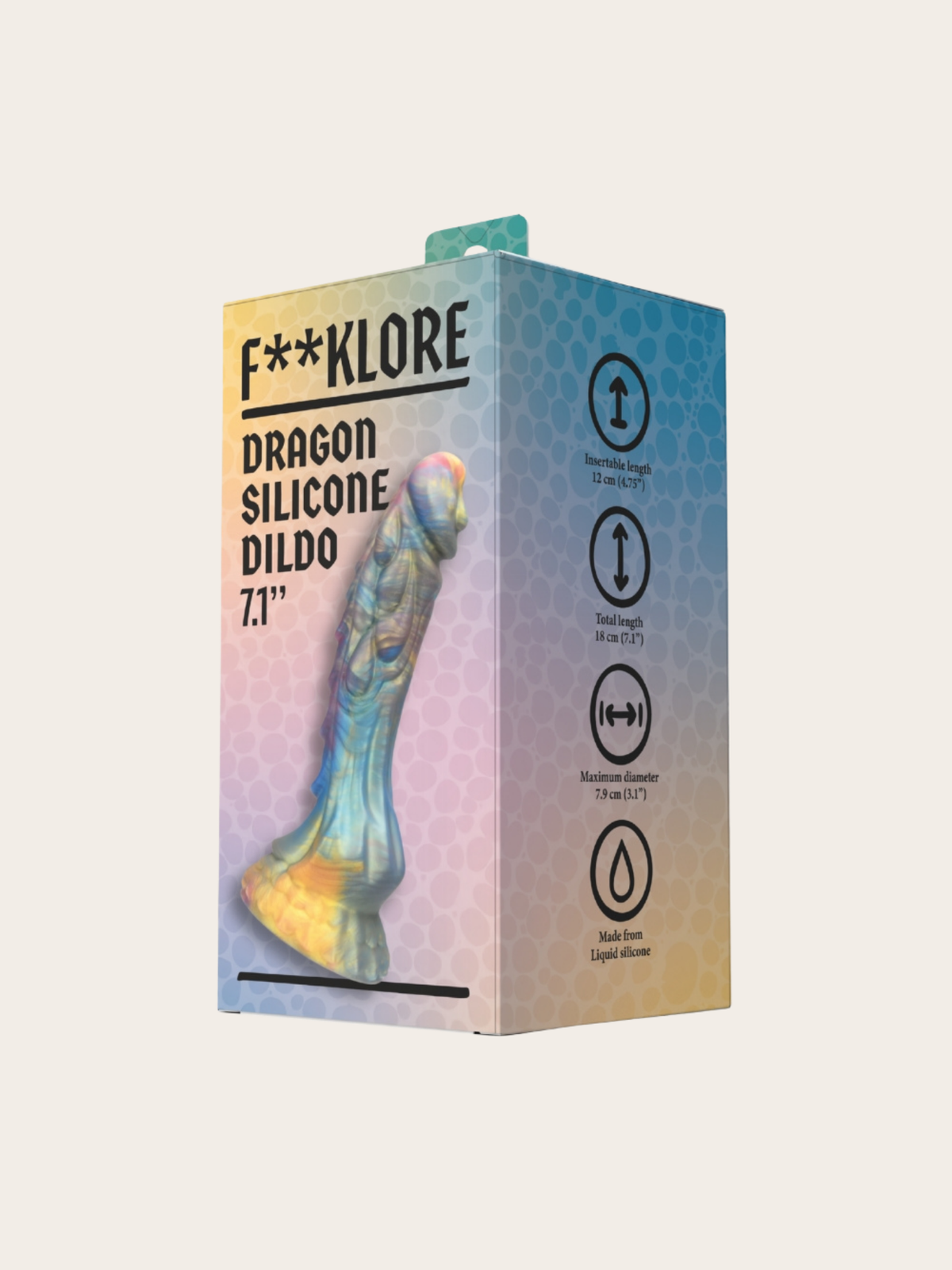 F**kLore Dragon Silicone Dildo retail box