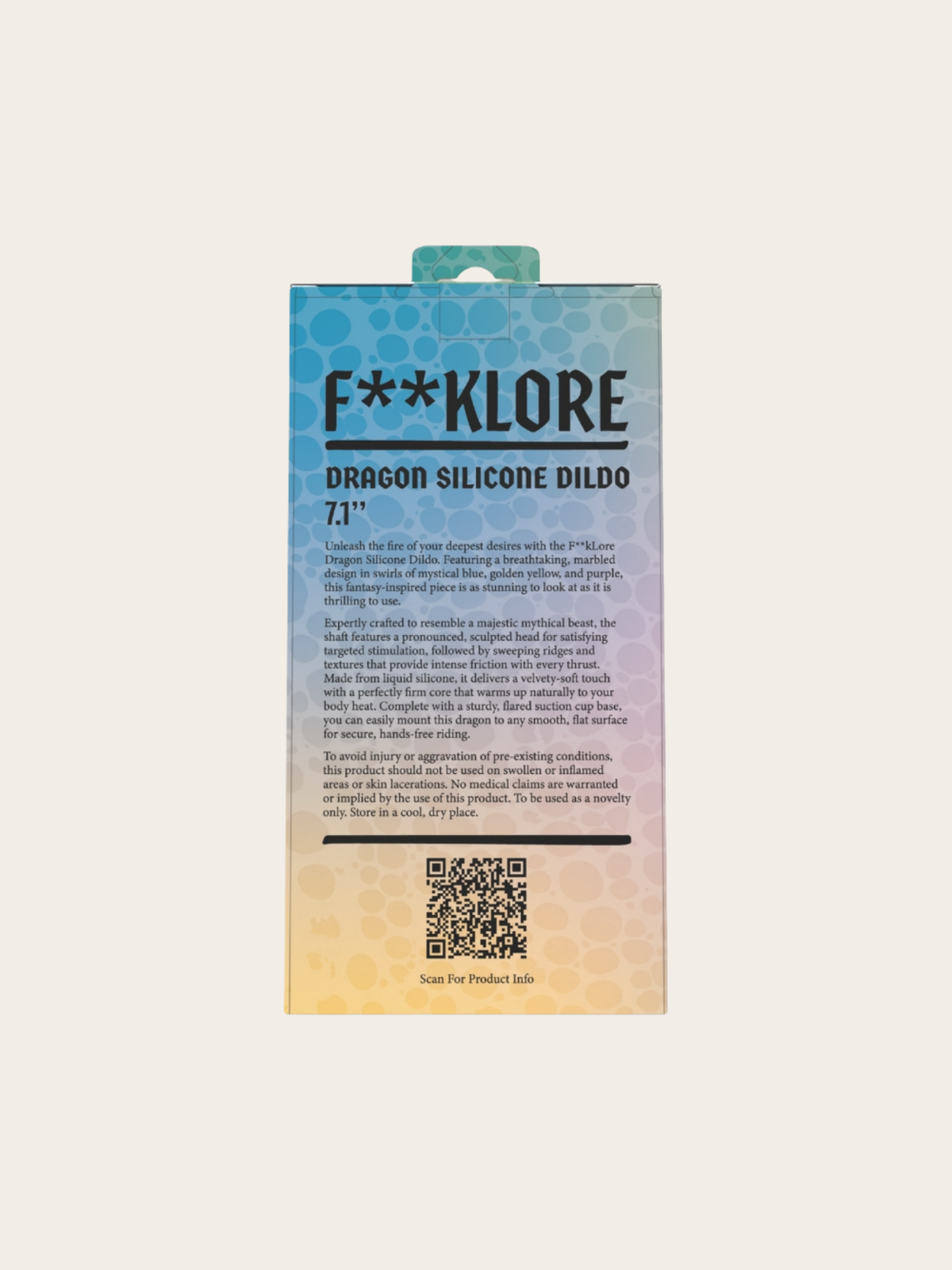 F**kLore Dragon Silicone Dildo retail box
