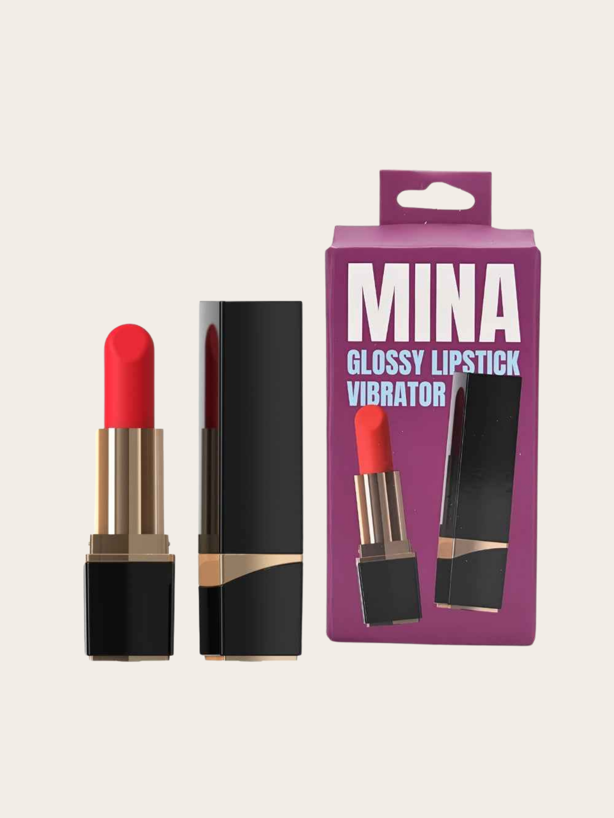 Mina Lipstick Vibrator with retail box