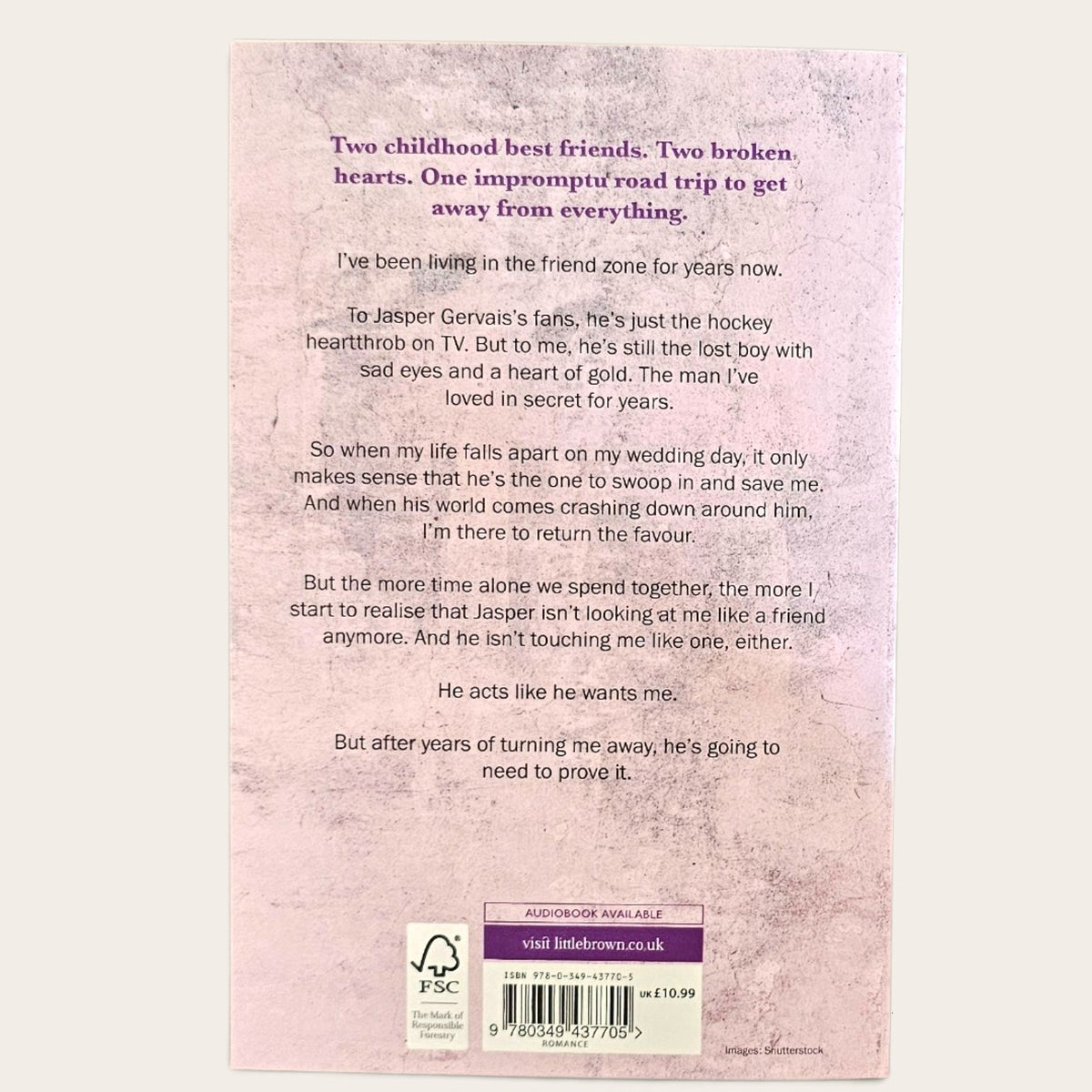 The back cover of Powerless by Elsie Silver from the chestnut springs series