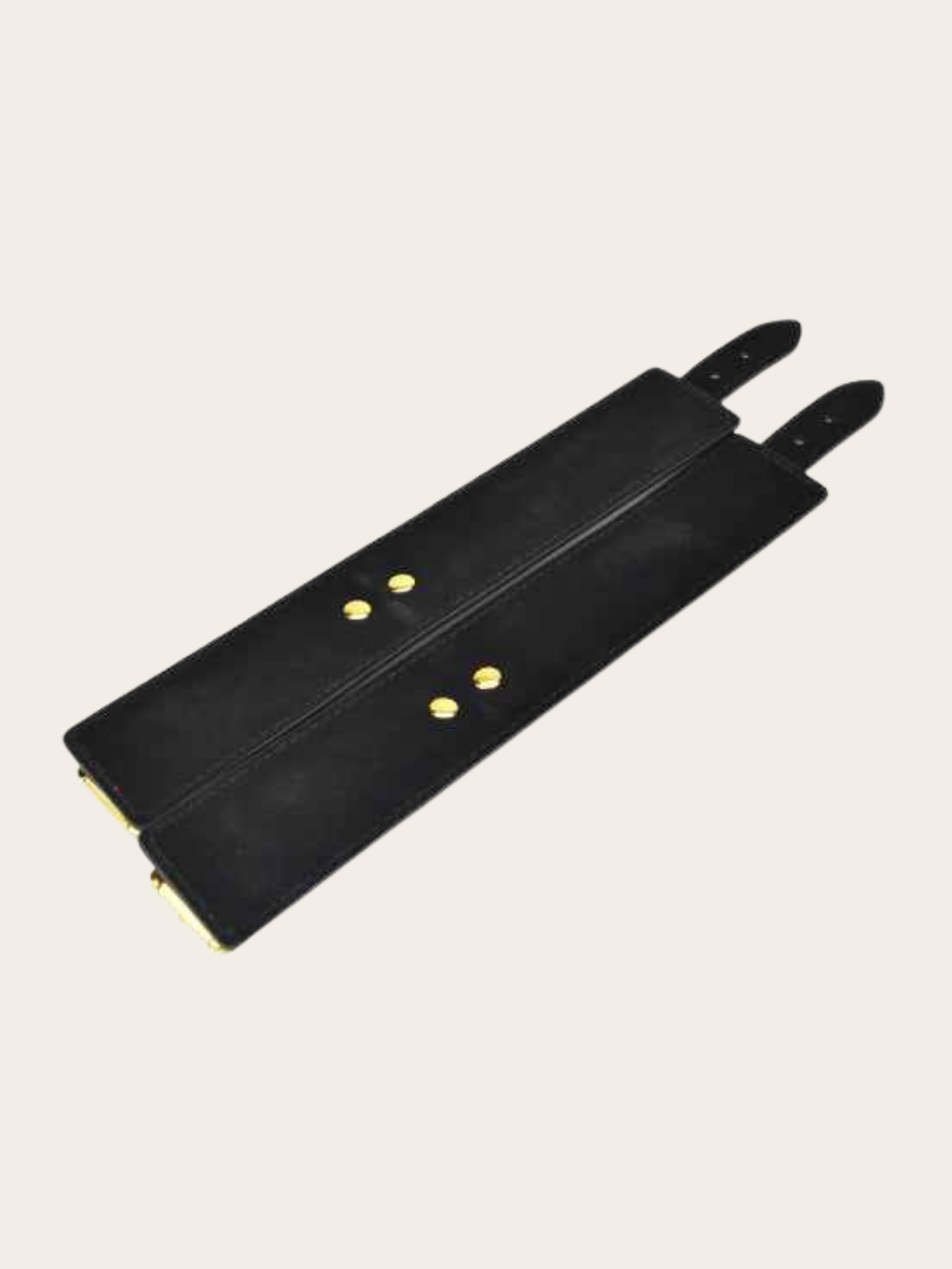 Inside of the cuffs featuring black material