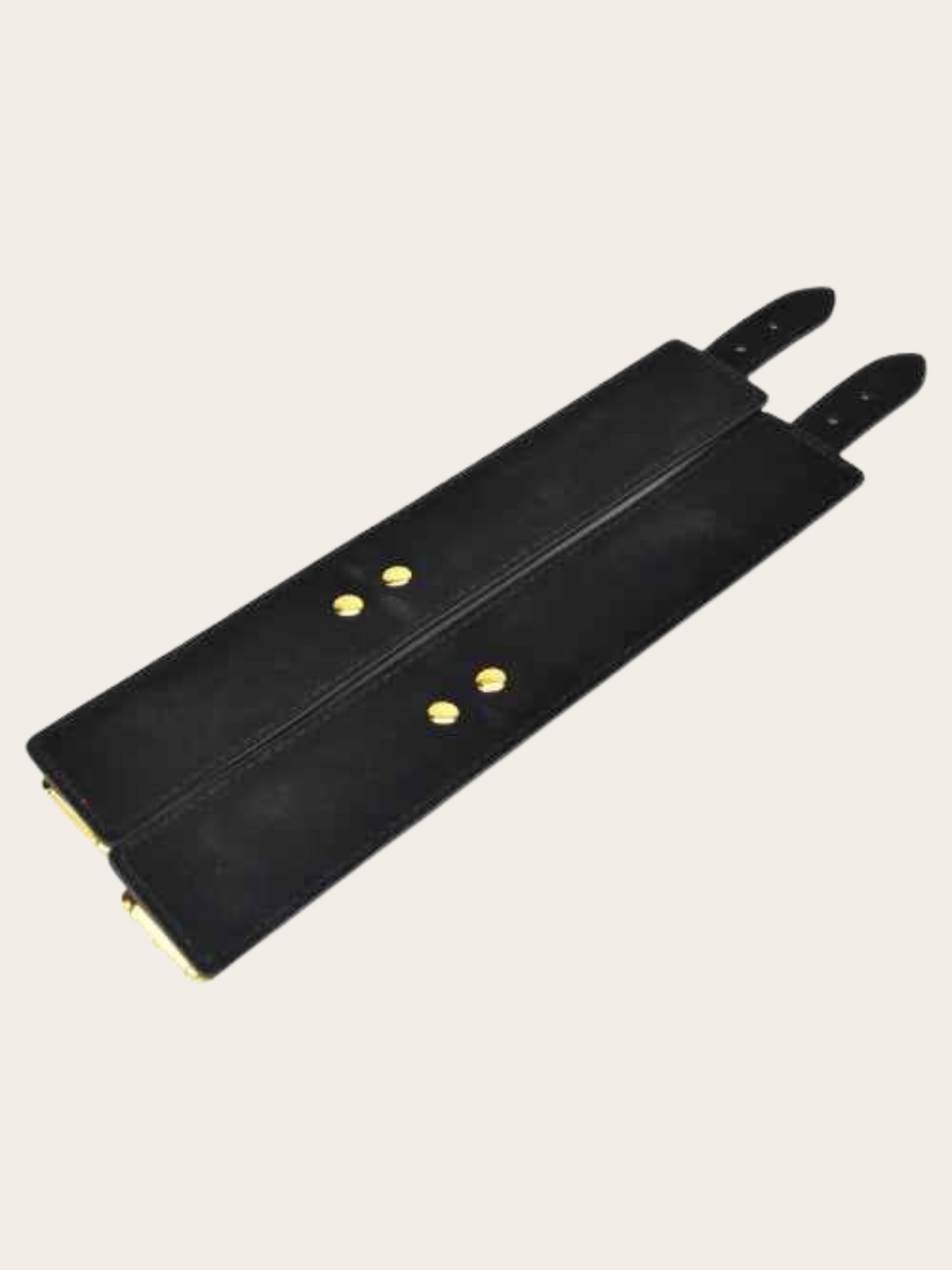 In side of the cuffs showing black material