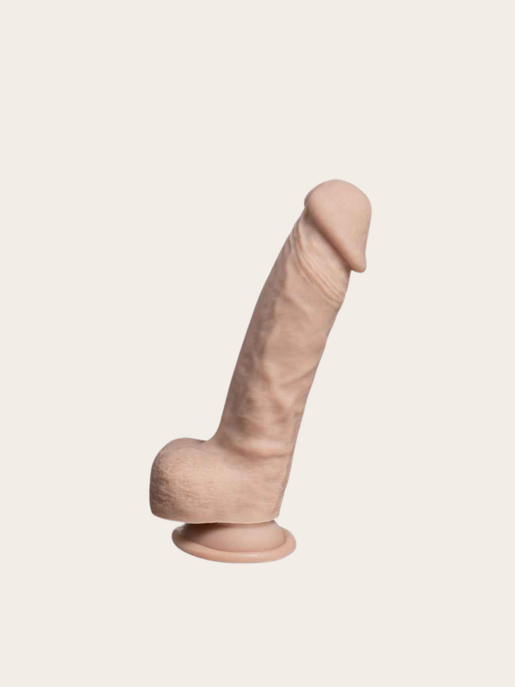 SilexD 7 inch Silicone Dildo, skin colour