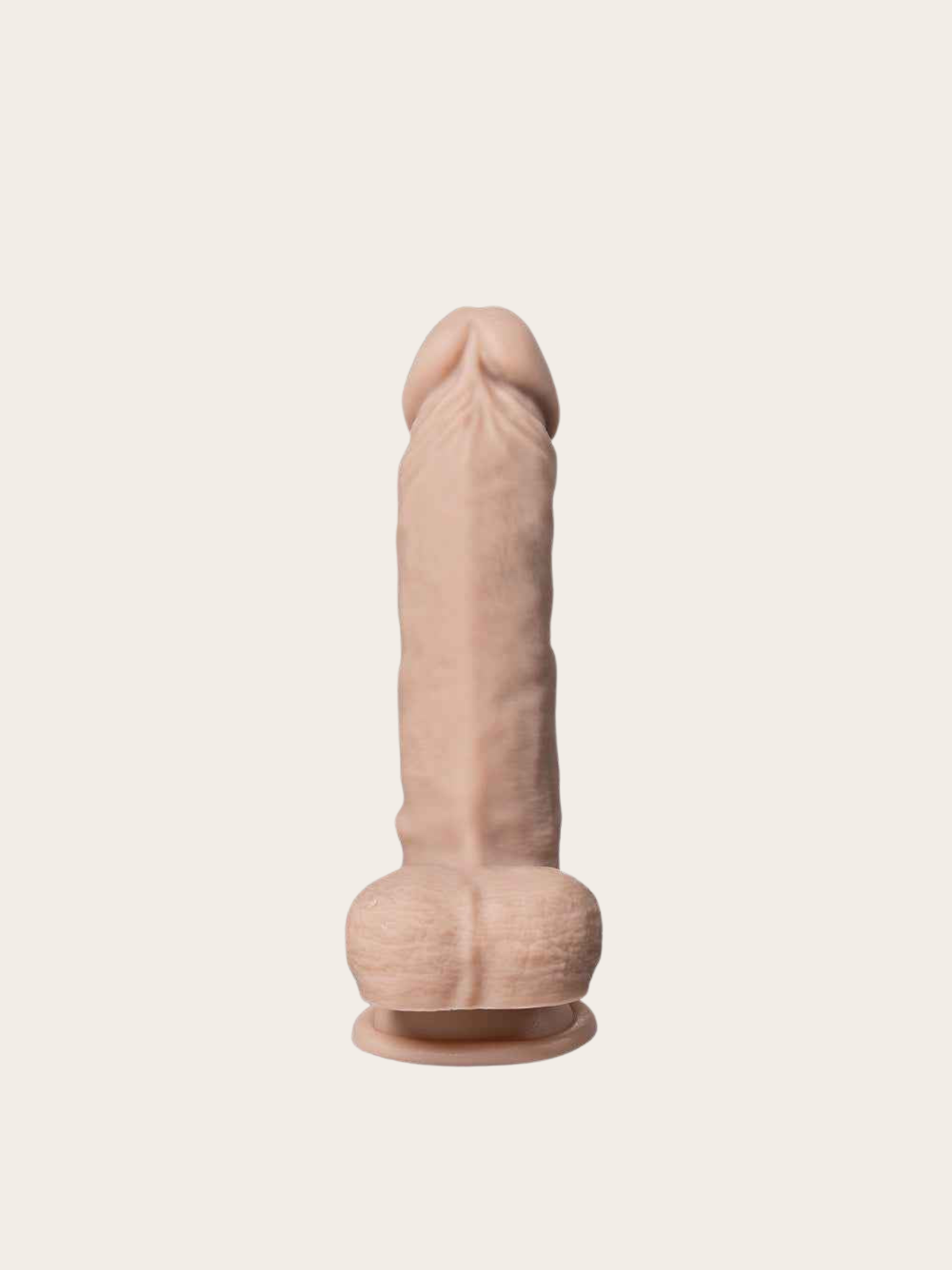 SilexD 7 inch Silicone Dildo with balss and suction cup base