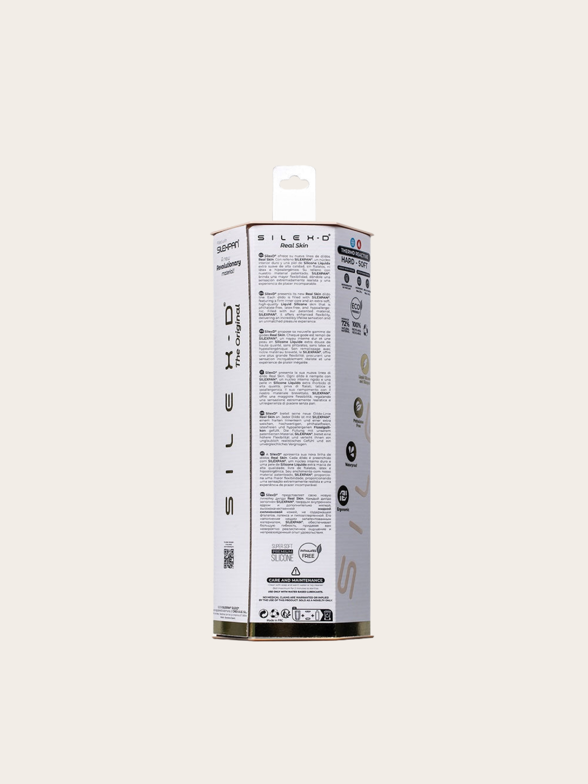 Tall retail box for SilexD 7 inch Silicone Dildo 