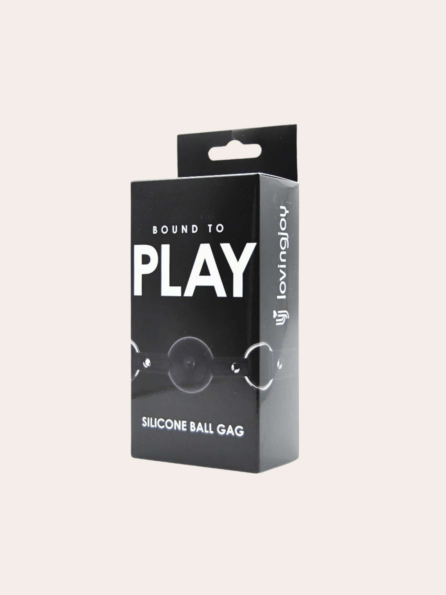 Silicone ball gag in retail box