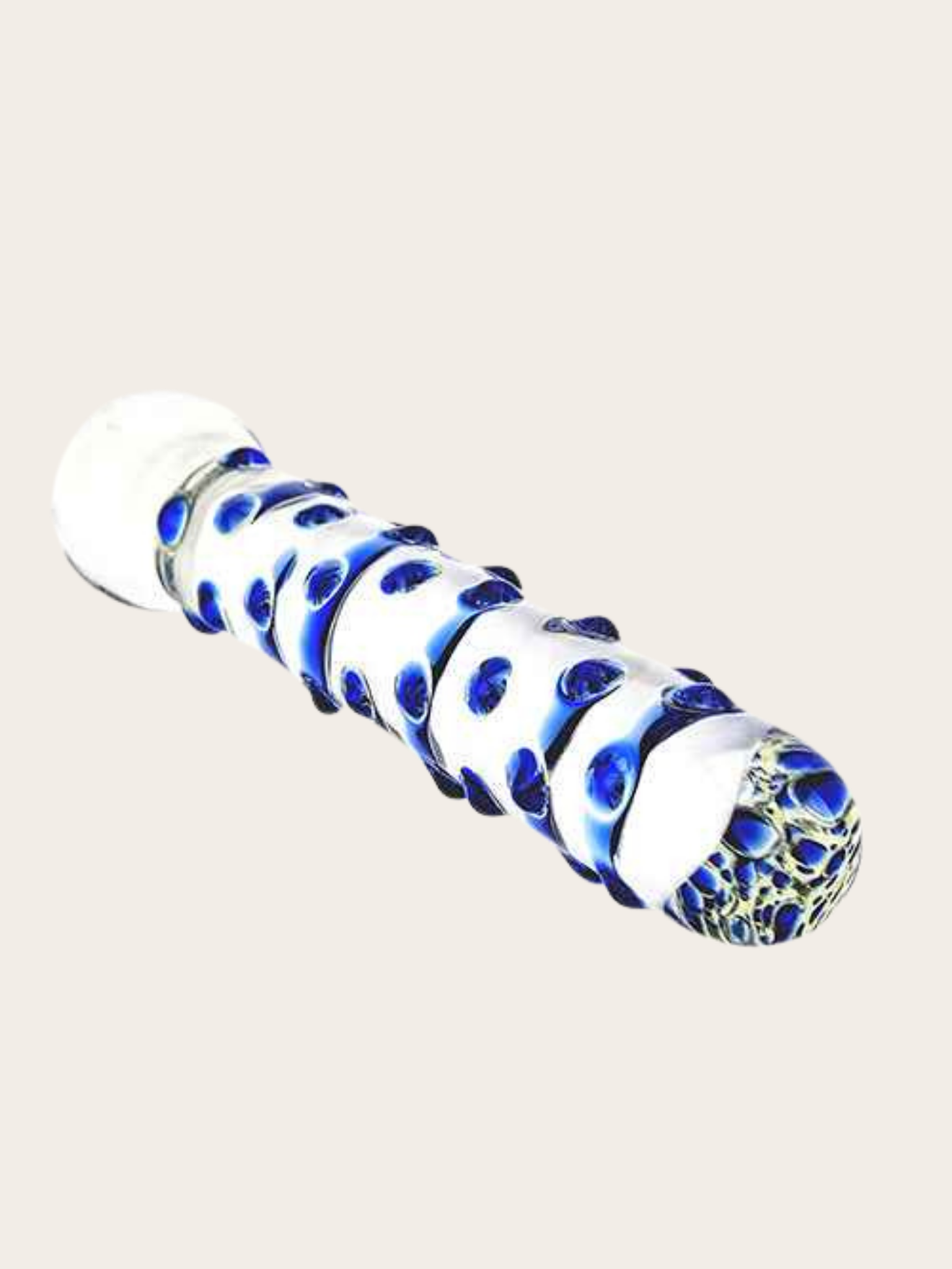 Spectrum Glass Nubby Dildo