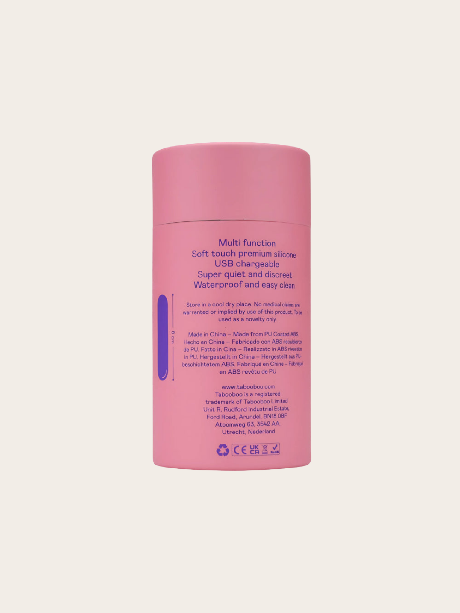 Tabooboo The Lunch Break Bullet Vibrator retail box