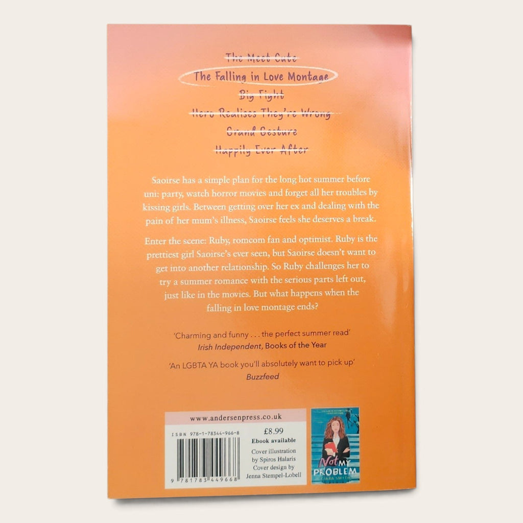 The Falling In Love Montage by Ciara Smyth back cover