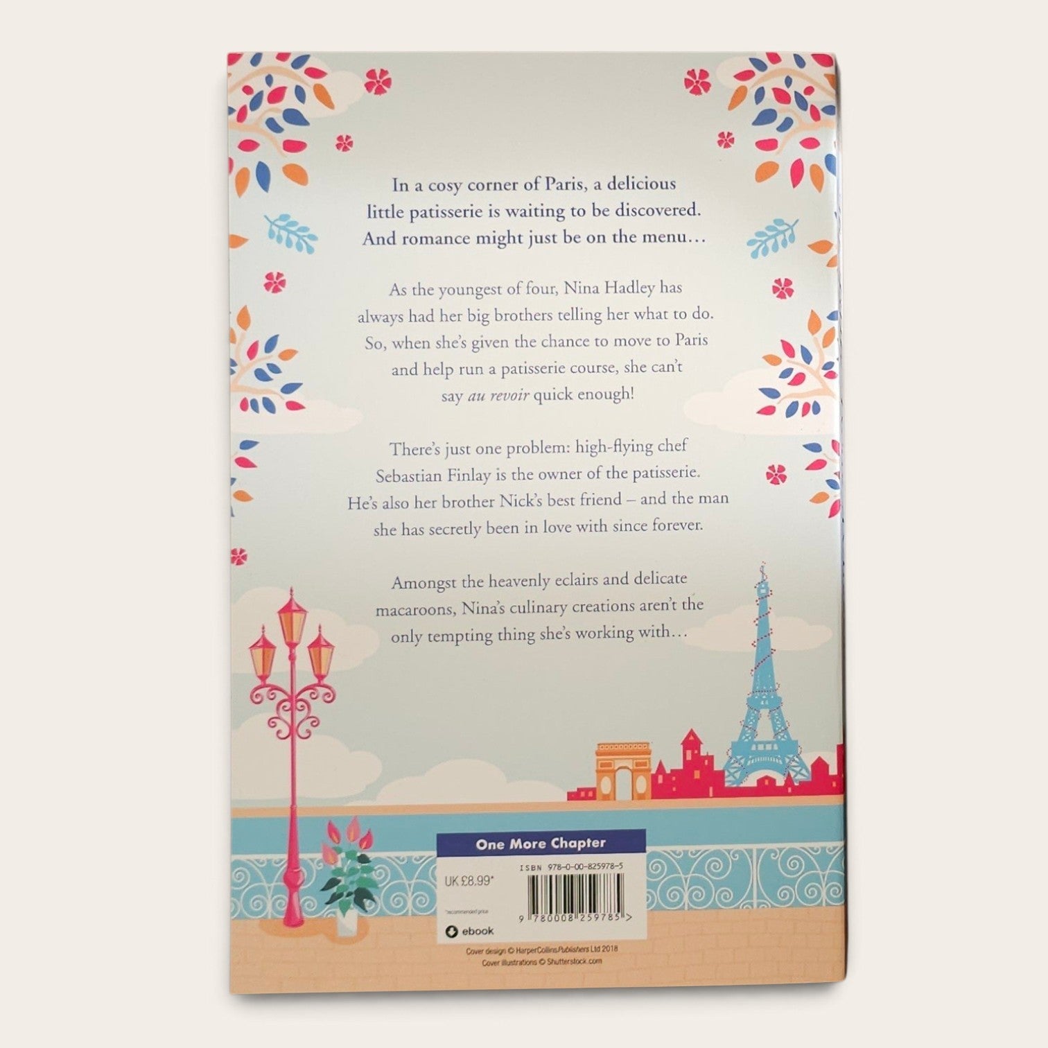 The Little Paris Patisserie by Julie Caplin back cover with blurb