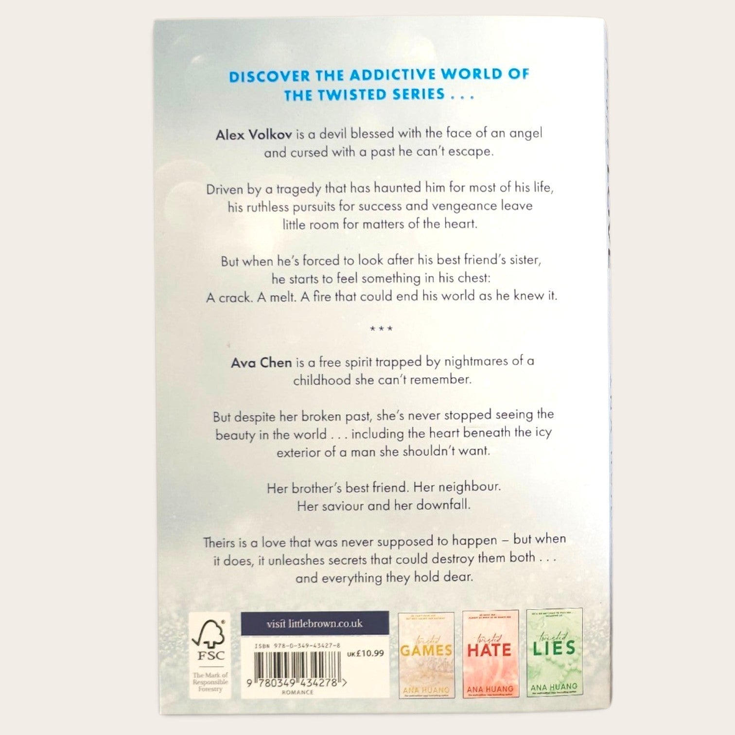 Twisted Love by Ana Haung back cover